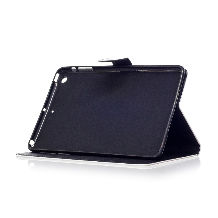 For iPad mini 3 Patterned Leather Wallet Protective Cover - Panda Boxing-4