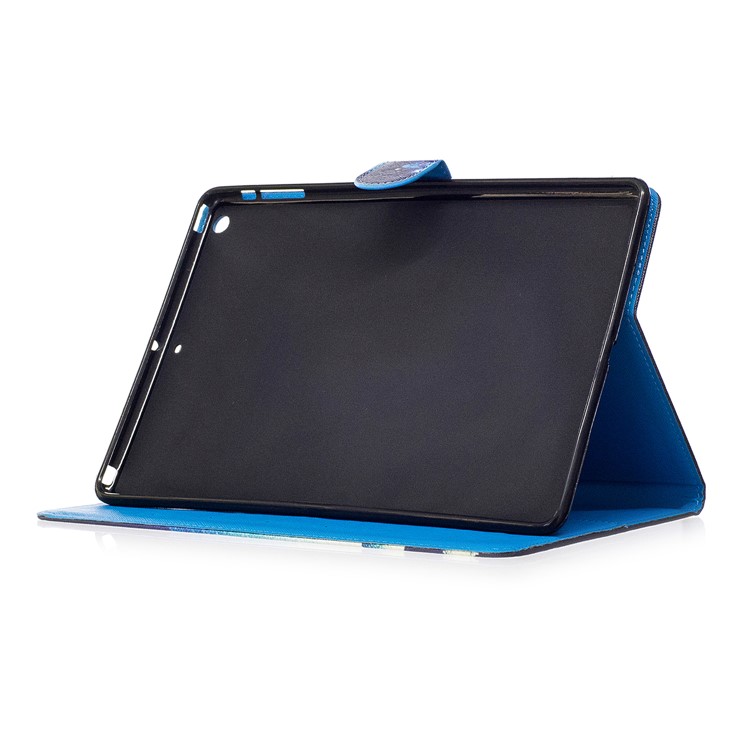Pattern Printing Leather Wallet Protective Case for iPad Air - Quote-4