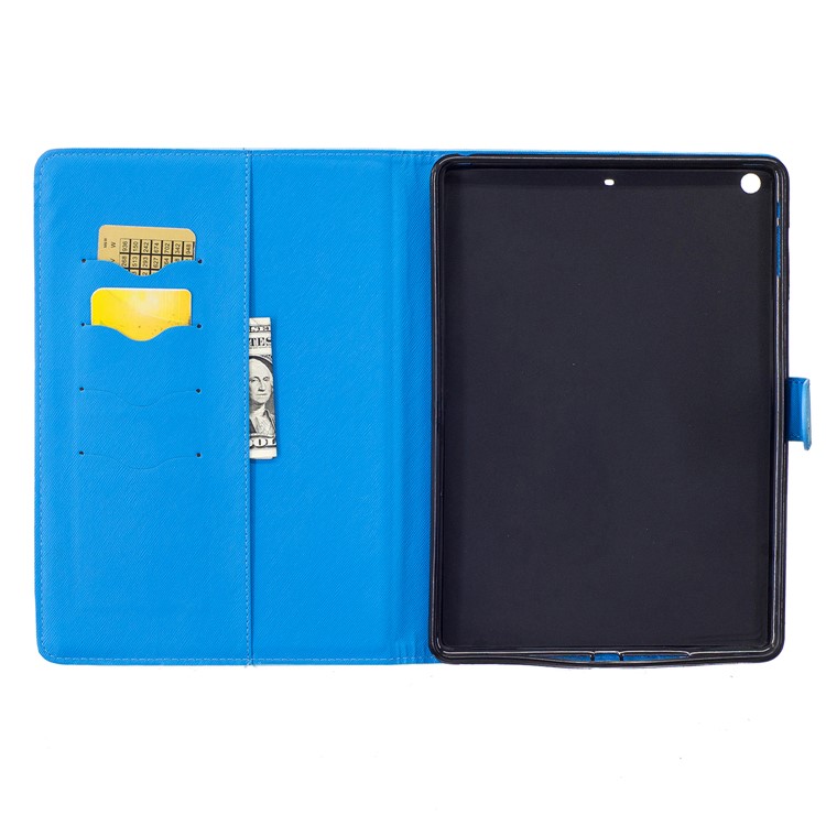 Pattern Printing Leather Wallet Protective Case for iPad Air - Quote-6