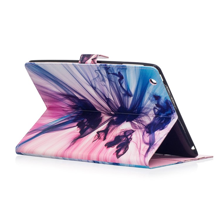 Pattern Printing Leather Wallet Protective Case for iPad 4 3 2 - Color Ink-3