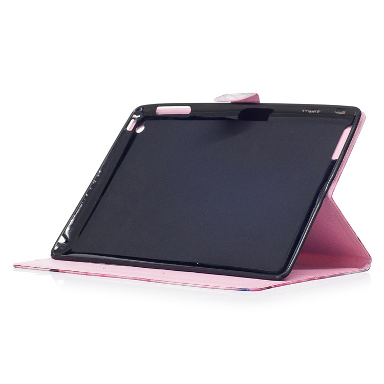 Pattern Printing Leather Wallet Protective Case for iPad 4 3 2 - Color Ink-4