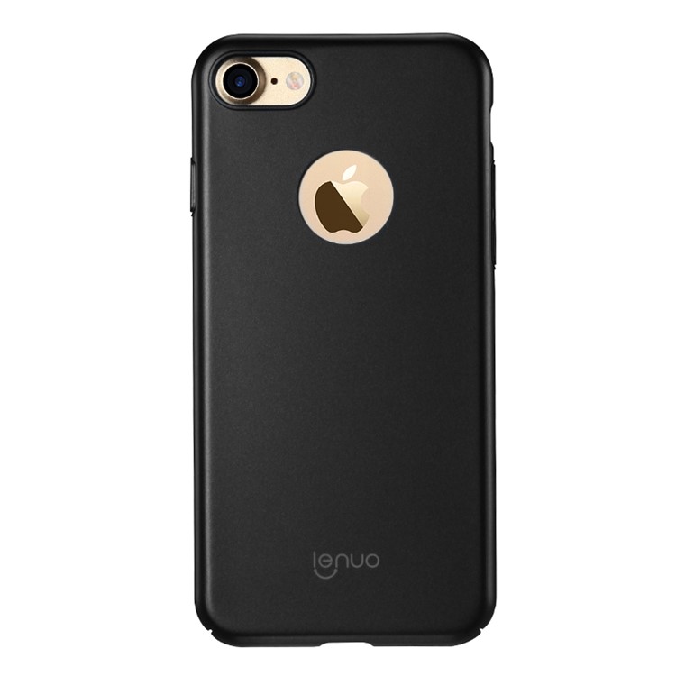 LENUO Leshield Series Silky Touch Hard Plastic Case for iPhone 7 4.7 inch - Black-4