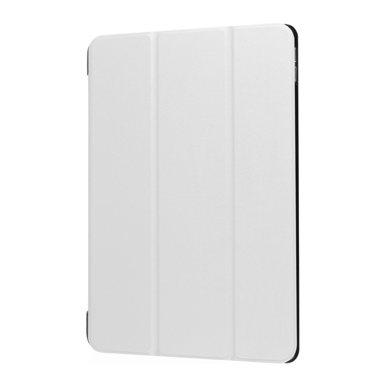 For iPad Air 10.5 (2019) / Pro 10.5 (2017) Tri-fold Stand Leather Case Accessory - White-7