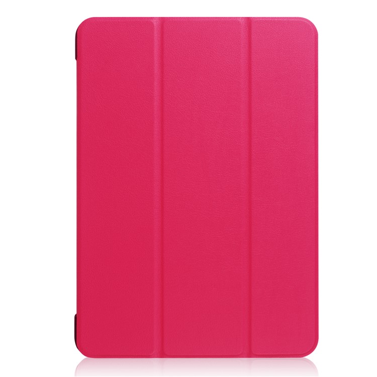 For iPad Air 10.5 (2019) / Pro 10.5 (2017) Tri-fold Stand Leather Protective Case Cover - Rose-2