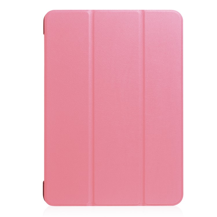 tri-piega l'accessorio della cassa del basamento del cuoio dell'unità di elaborazione per iPad Pro 10.5-pollice(2017) - Rosa-2