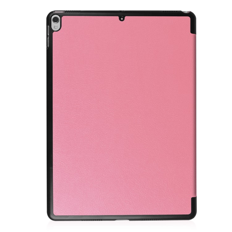 tri-piega l'accessorio della cassa del basamento del cuoio dell'unità di elaborazione per iPad Pro 10.5-pollice(2017) - Rosa-3