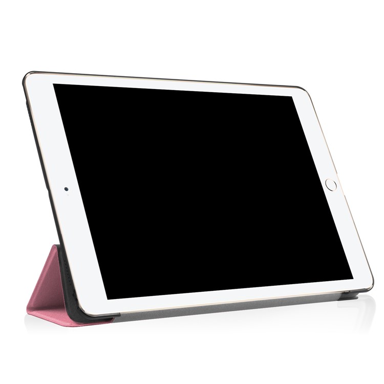 tri-piega l'accessorio della cassa del basamento del cuoio dell'unità di elaborazione per iPad Pro 10.5-pollice(2017) - Rosa-5