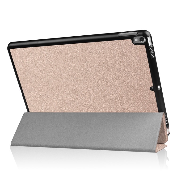 Для Ipad Pro 10,5-дюймовый (2017) Трехцветный Корпус Из Кожи Для Планшетов - Розовое Золото-4