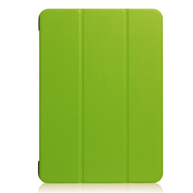 For iPad Air 10.5 (2019) / Pro 10.5 (2017) Tri-fold Leather Stand Cover Shell Case - Green-2