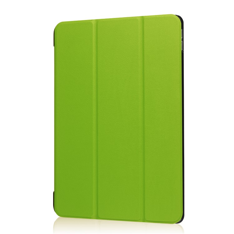 For iPad Air 10.5 (2019) / Pro 10.5 (2017) Tri-fold Leather Stand Cover Shell Case - Green-7