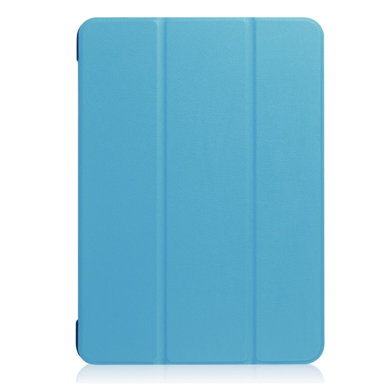 For iPad Air 10.5 (2019) / Pro 10.5 (2017) Tri-fold Stand Leather Protector Cover - Baby Blue-2