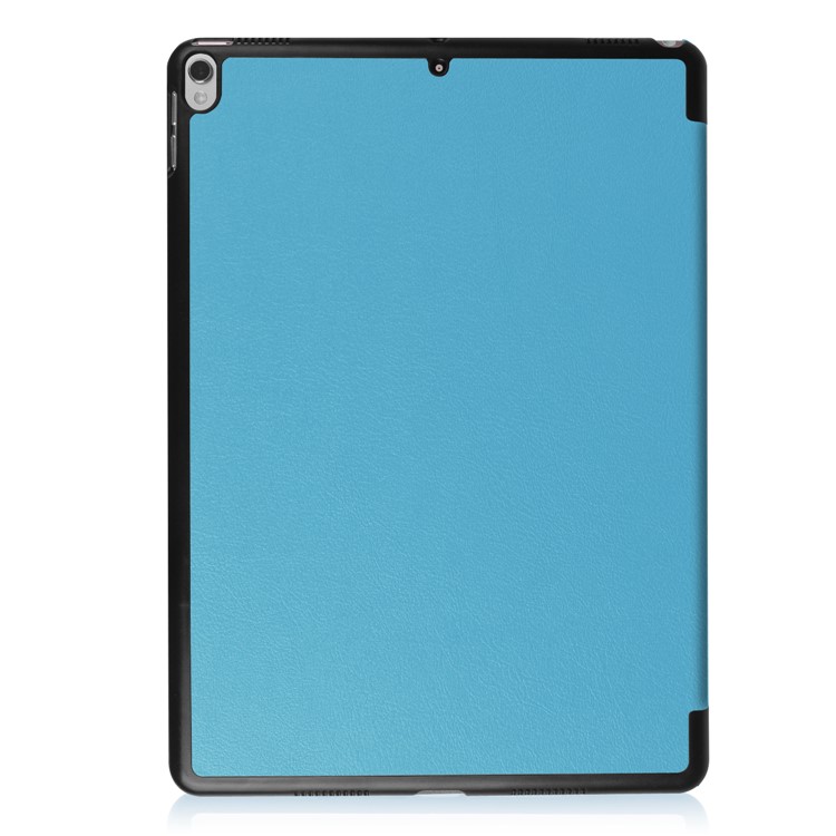 For iPad Air 10.5 (2019) / Pro 10.5 (2017) Tri-fold Stand Leather Protector Cover - Baby Blue-3