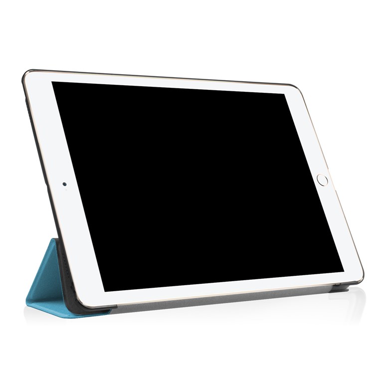 For iPad Air 10.5 (2019) / Pro 10.5 (2017) Tri-fold Stand Leather Protector Cover - Baby Blue-5
