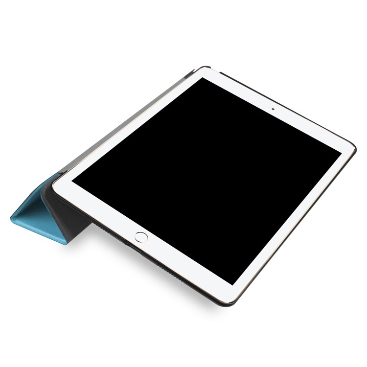 For iPad Air 10.5 (2019) / Pro 10.5 (2017) Tri-fold Stand Leather Protector Cover - Baby Blue-6