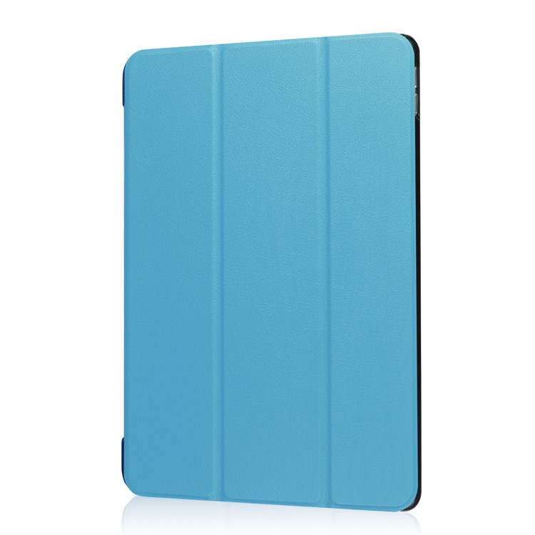 For iPad Air 10.5 (2019) / Pro 10.5 (2017) Tri-fold Stand Leather Protector Cover - Baby Blue-7