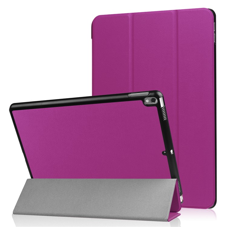 tri-fold Shell Custodia in Pelle per iPad Pro 10.5-pollice(2017) - Viola-1