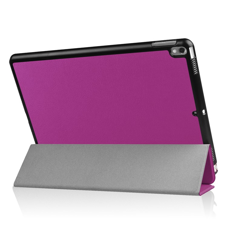 tri-fold Shell Custodia in Pelle per iPad Pro 10.5-pollice(2017) - Viola-4