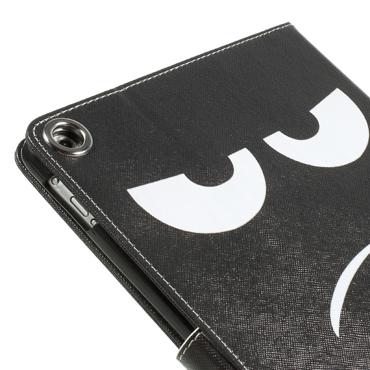 Dual-Sided Pattern Printing Leather Tablet Case Protector for iPad 9.7 (2018) / 9.7 (2017) - Do Not Touch My Pad-8