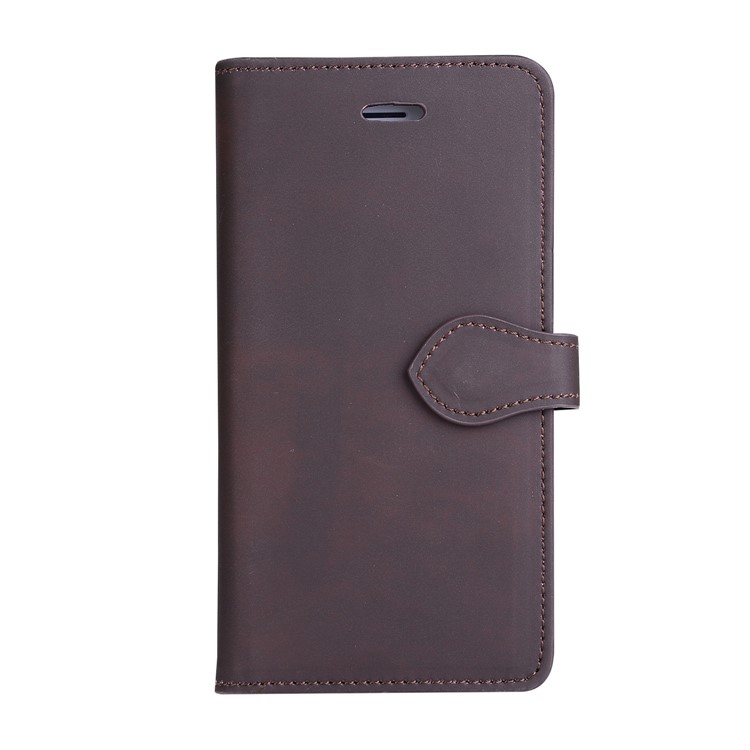 Thermal Induction Fluorescent Color Changing Wallet Leather Cover with Stand for iPhone 7 - Black-2