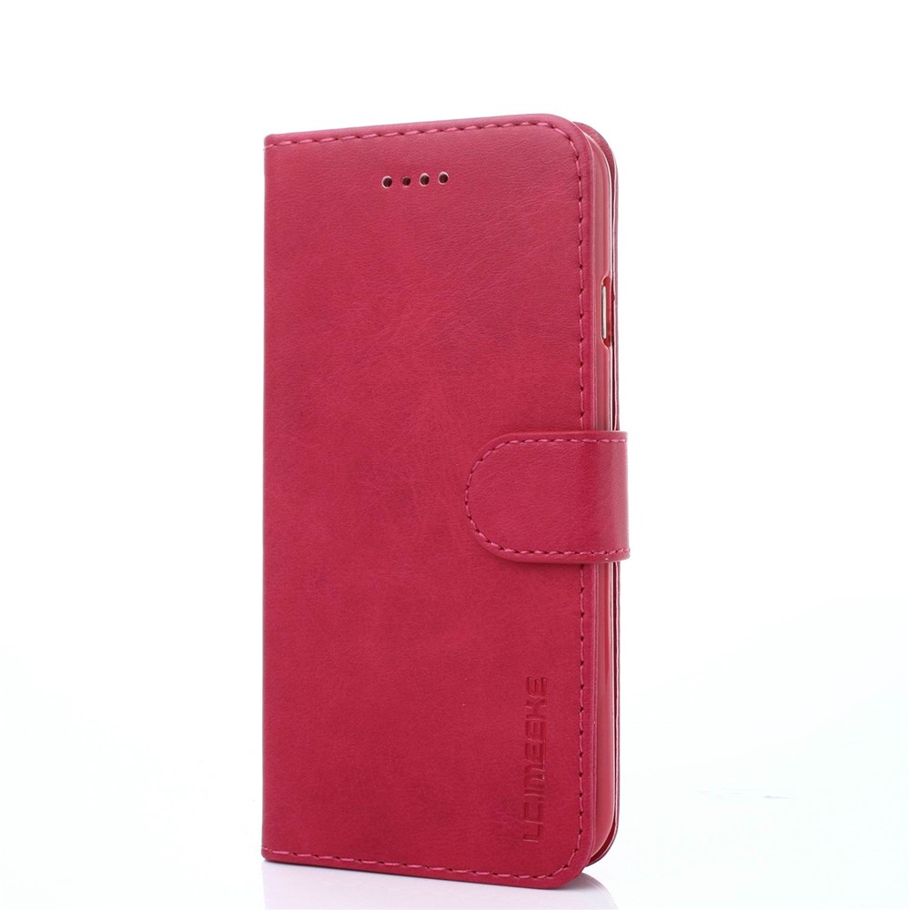 LC.IMEEKE Wallet Leather Stand Phone Cover for iPhone 8 / 7 4.7 inch - Rose-1