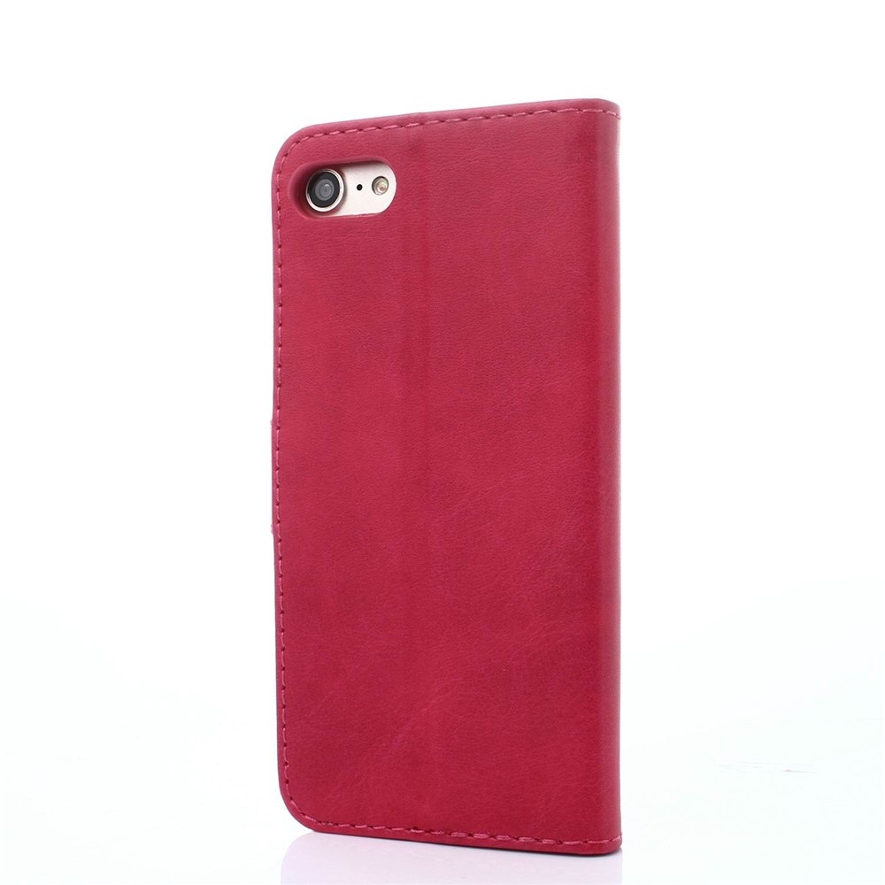 LC.IMEEKE Wallet Leather Stand Phone Cover for iPhone 8 / 7 4.7 inch - Rose-2
