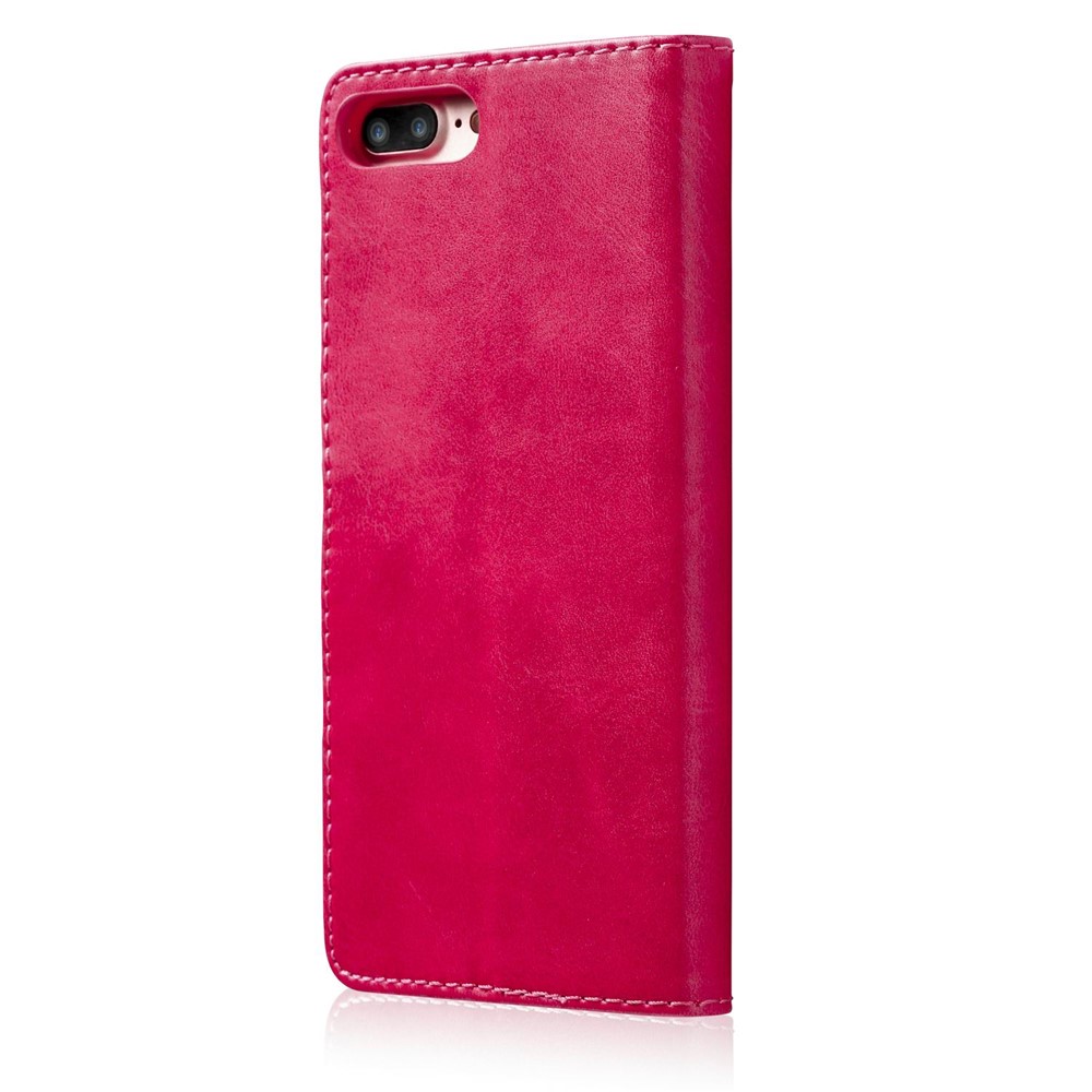 LC.IMEEKE Leather Wallet Mobile Shell for iPhone 8 Plus / 7 Plus 5.5 inch - Rose-3
