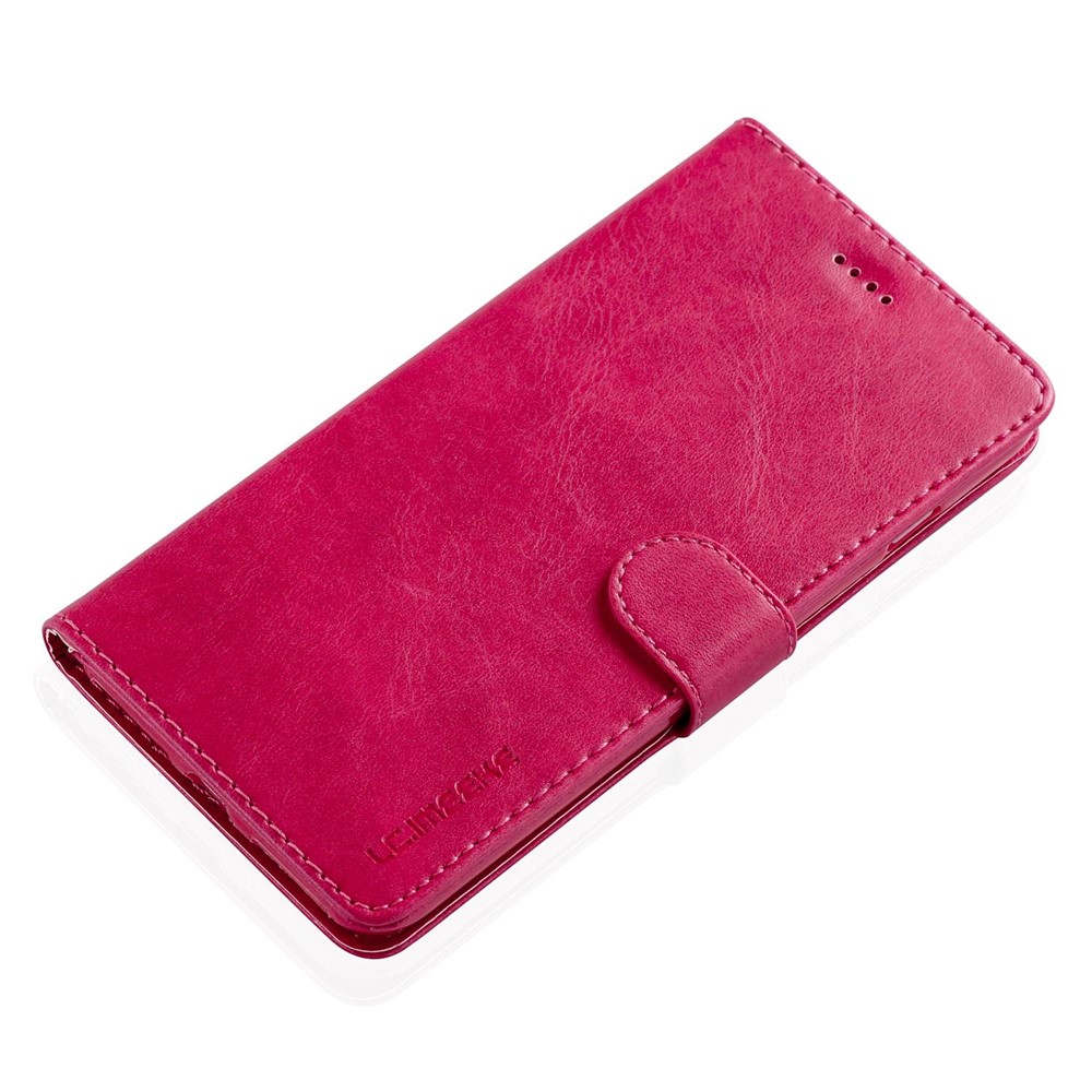 LC.IMEEKE Leather Wallet Mobile Shell for iPhone 8 Plus / 7 Plus 5.5 inch - Rose-6