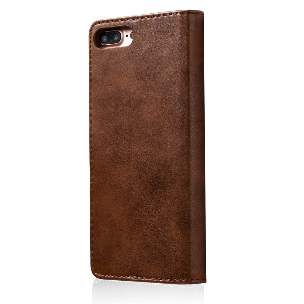 LC.IMEEKE PU Leather Wallet Mobile Casing for iPhone 8 Plus / 7 Plus 5.5 inch - Coffee-3
