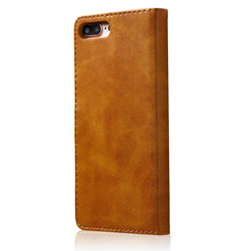 LC.IMEEKE Leather Stand Case Phone Accessory for iPhone 8 Plus / 7 Plus 5.5 inch - Brown-3