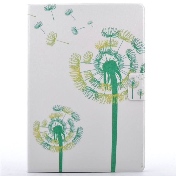 For iPad 9.7 (2017) Pattern Printing Leather Stand Case with Card Slots - Dandelions-2