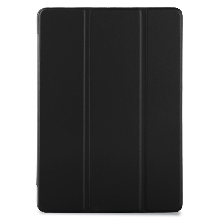 Tri-fold PU Leather Smart Flip Tablet Shell Cover for iPad 9.7 (2017) - Black-2