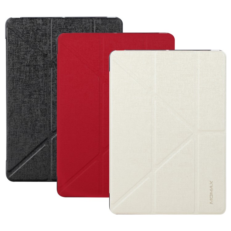 MOMAX Origami Tri-fold Stand Leather Smart Case for iPad 9.7 inch (2017) - Black-14