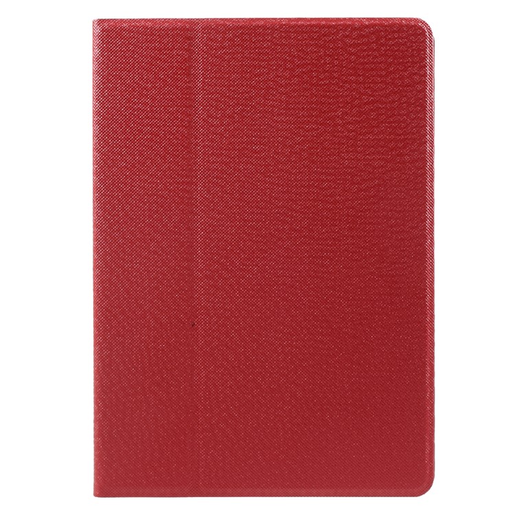 For iPad 9.7-inch (2017) 360 Degree Rotary Stand Leather Smart Case - Red-2