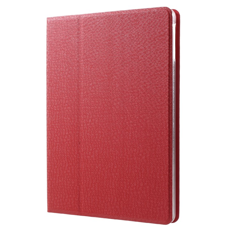 For iPad 9.7-inch (2017) 360 Degree Rotary Stand Leather Smart Case - Red-3