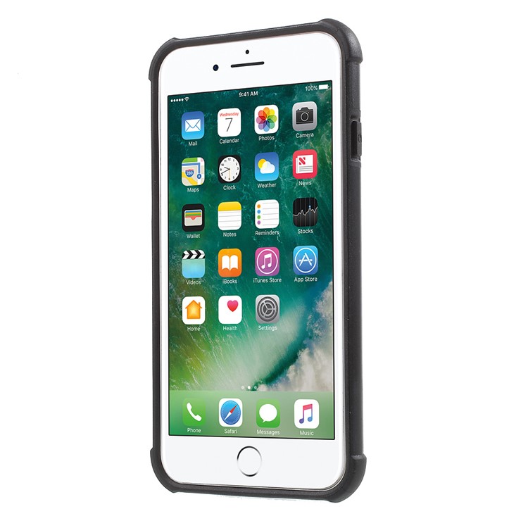BENWIS Cool Armor PC + TPU Hybrid Case for iPhone 7 4.7 inch - Black-2