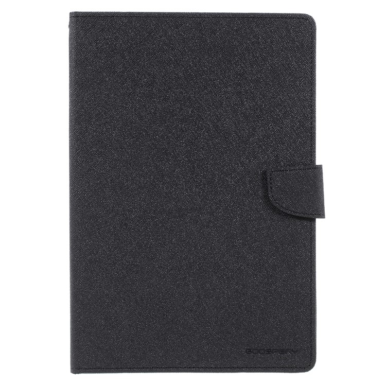 MERCURY GOOSPERY Wallet Leather Tablet Case for iPad 9.7 (2018) / 9.7 (2017) - All Black-1