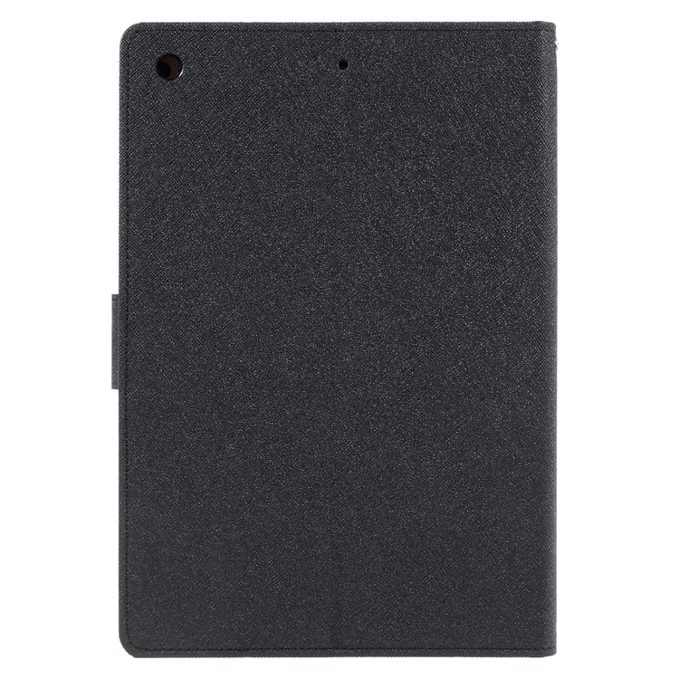 MERCURY GOOSPERY Wallet Leather Tablet Case for iPad 9.7 (2018) / 9.7 (2017) - All Black-2