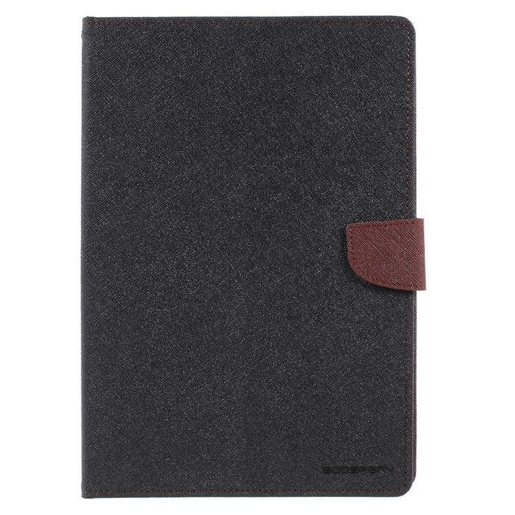 MERCURY GOOSPERY Wallet Leather Case for iPad 9.7 (2018) / 9.7 (2017) - Brown / Black-1