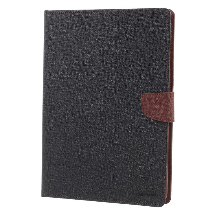 MERCURY GOOSPERY Wallet Leather Case for iPad 9.7 (2018) / 9.7 (2017) - Brown / Black-3