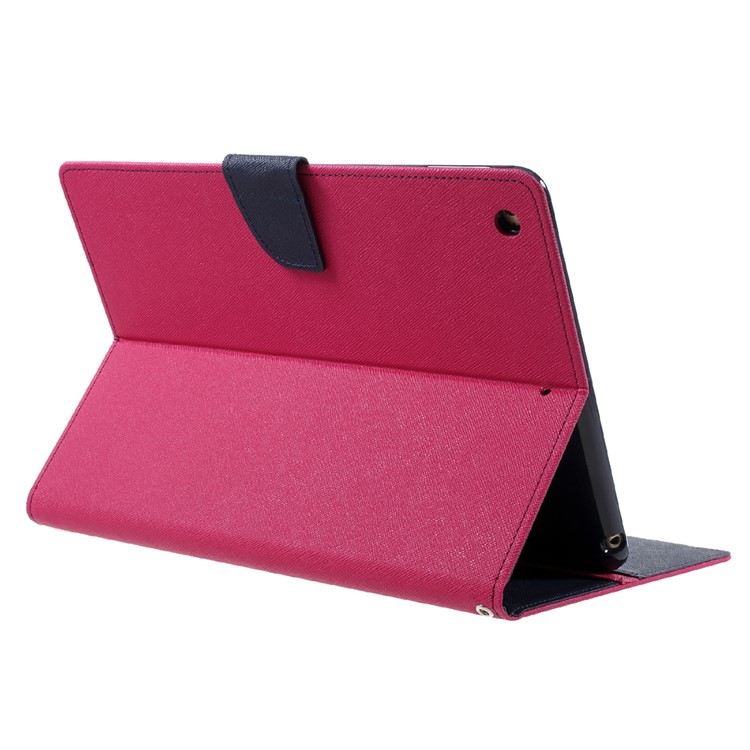 MERCURY GOOSPERY Wallet Stand Leather Cover for iPad 9.7 (2018) / 9.7 (2017) - Rose-5