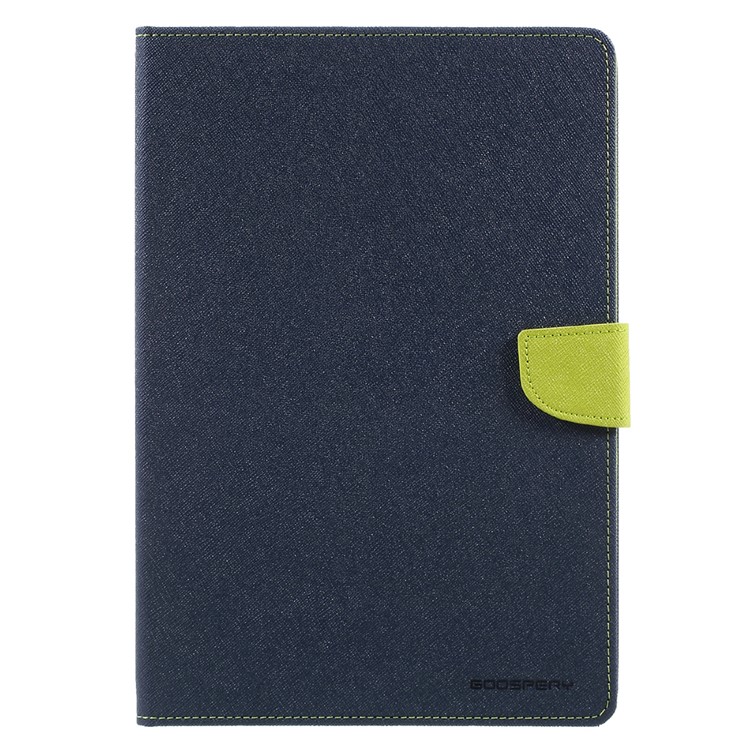 MERCURY GOOSPERY Flip Stand Wallet Leather Case for iPad 9.7 (2018) / 9.7 (2017) - Dark Blue-1