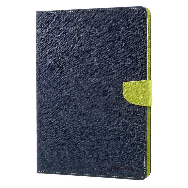 MERCURY GOOSPERY Flip Stand Wallet Leather Case for iPad 9.7 (2018) / 9.7 (2017) - Dark Blue-3