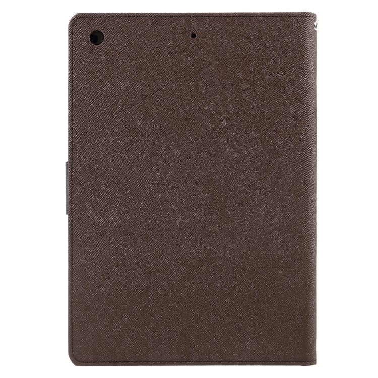 MERCURY GOOSPERY Wallet Leather Case Accessory for iPad 9.7 (2018) / 9.7 (2017) - Coffee-2