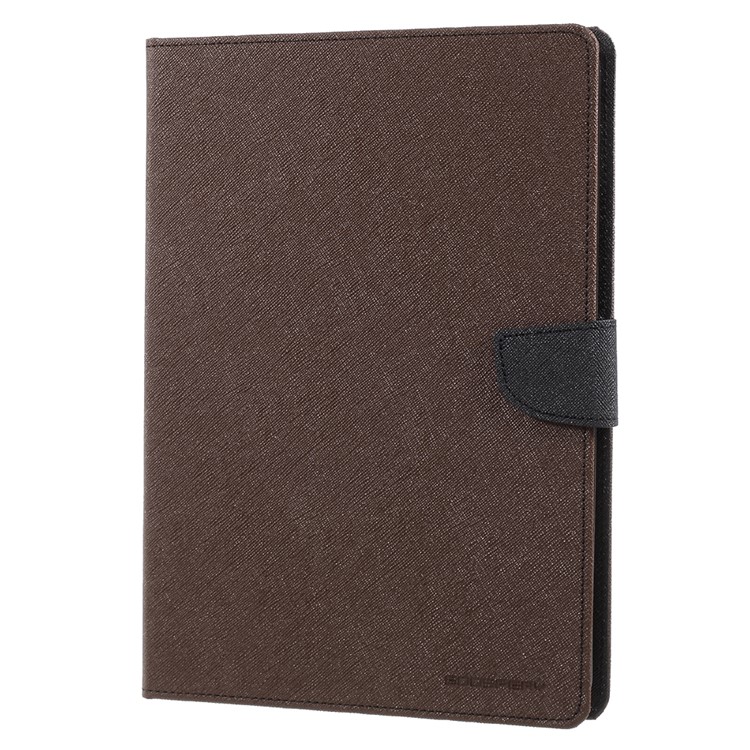 MERCURY GOOSPERY Wallet Leather Case Accessory for iPad 9.7 (2018) / 9.7 (2017) - Coffee-3
