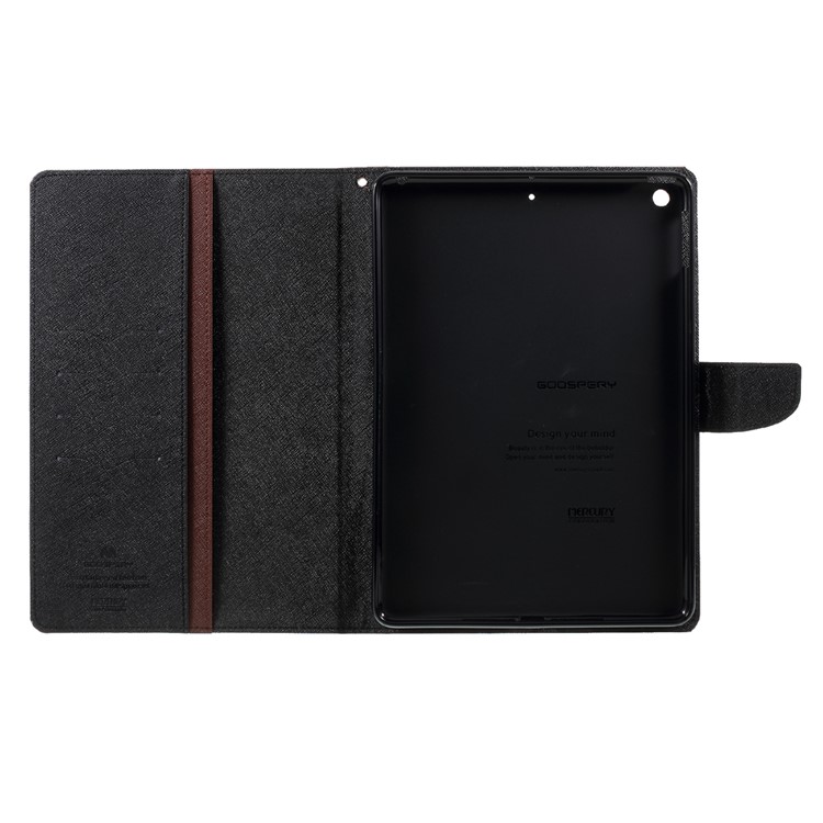 MERCURY GOOSPERY Wallet Leather Case Accessory for iPad 9.7 (2018) / 9.7 (2017) - Coffee-7