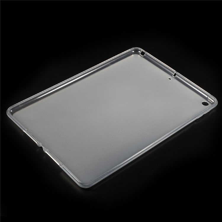 Outer Glossy Inner Matte TPU Shell Cover for iPad Pro 9.7 inch - Transparent-5