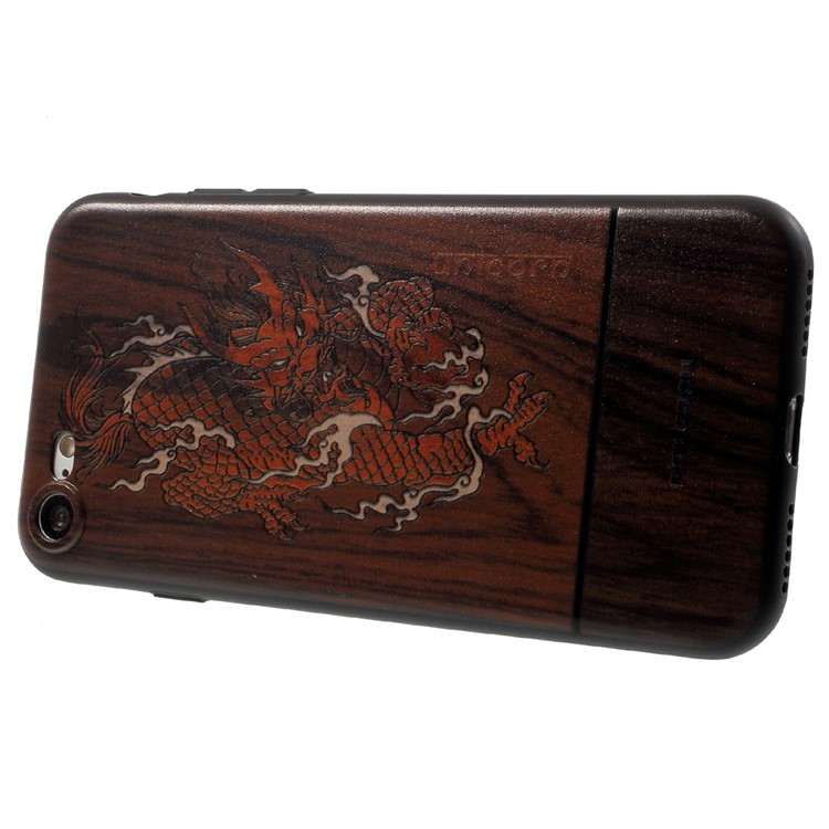PAILEDOU Beast Series Embossed Pattern TPU Phone Case for iPhone 7 4.7 inch - Chinese Dragon-4