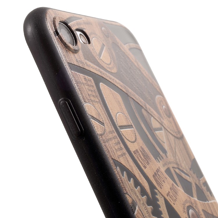 PAILEDOU Gear & Words Series Embossed Pattern TPU Mobile Case for iPhone 7 4.7 inch - Style A-7