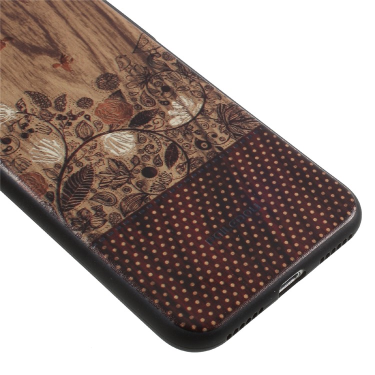 PAILEDOU Flower Series Embossed Pattern TPU Mobile Case for iPhone 7 4.7 inch - Flowers and Birds-5