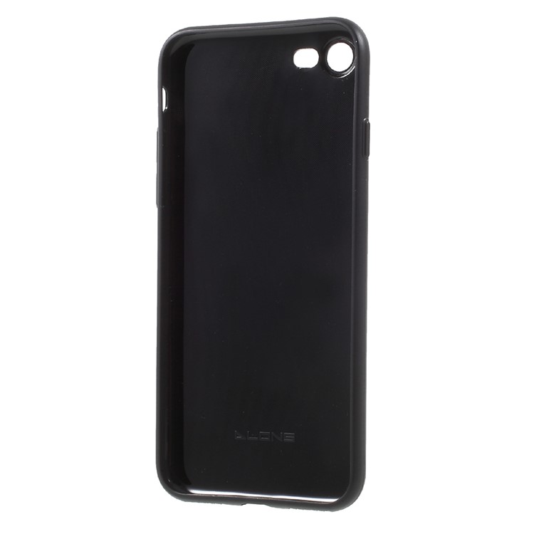 DLONS Dynamic Lines Series Embossment Soft TPU Case for iPhone 7 4.7 inch - Black-6